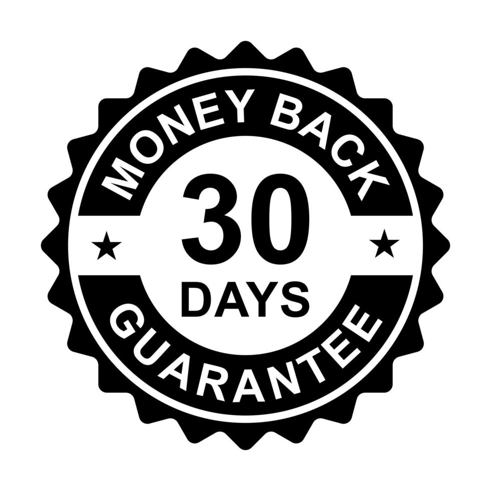 30-day money-back guarantee badge